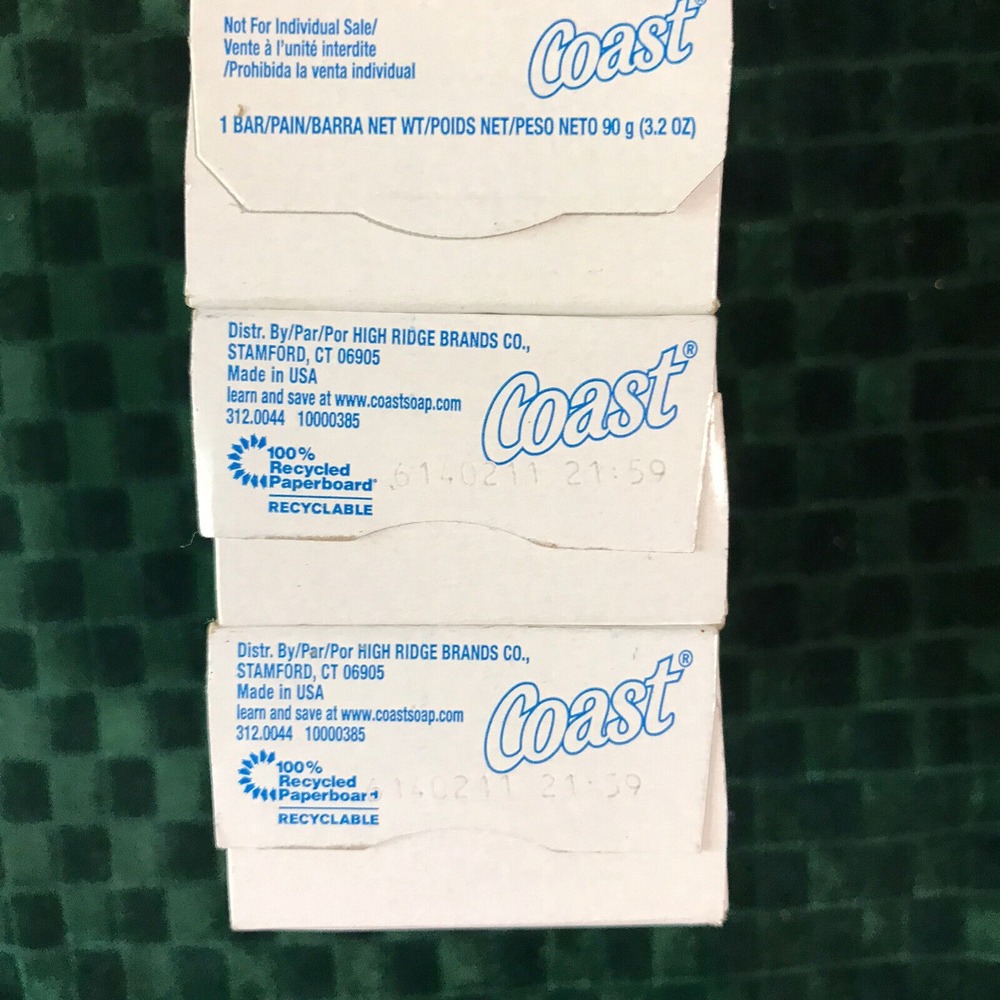 Vintage Coast Original Scent Bar Soap The Eye Opener 3 pack 3.2 oz Sealed USA